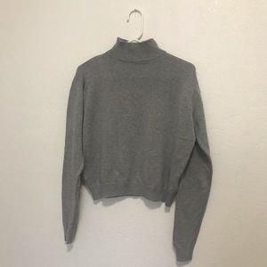 Marlene grey knit turtleneck